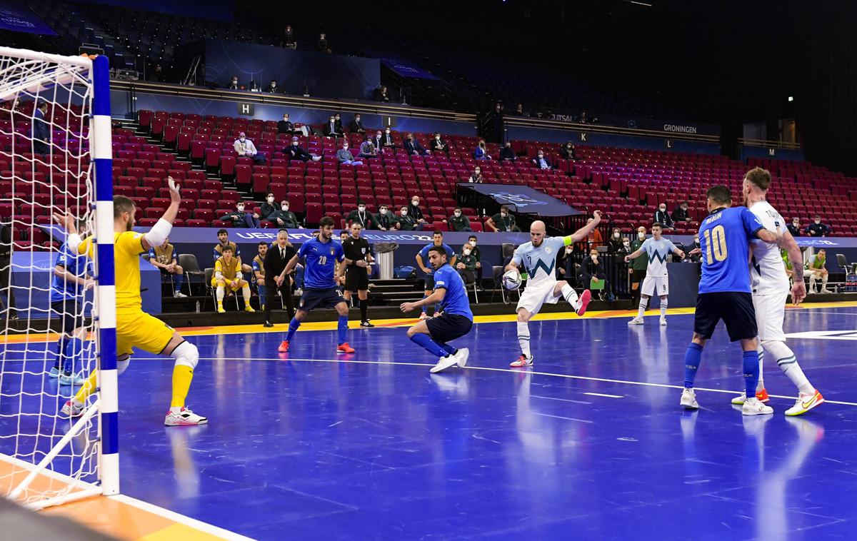 futsal Slovenija Italija | Slovenija je še drugič igrala neodločeno. | Foto Guliver Image