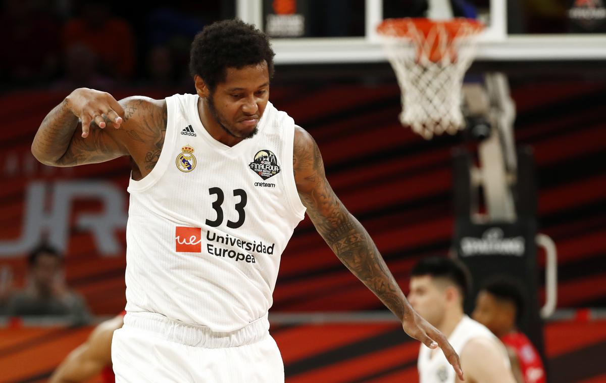 Trey Thompkins | Trey Thompkins je zgrešil met za zmago. | Foto Reuters