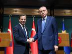 Ulf Kristersson in Recep Tayyip Erdogan