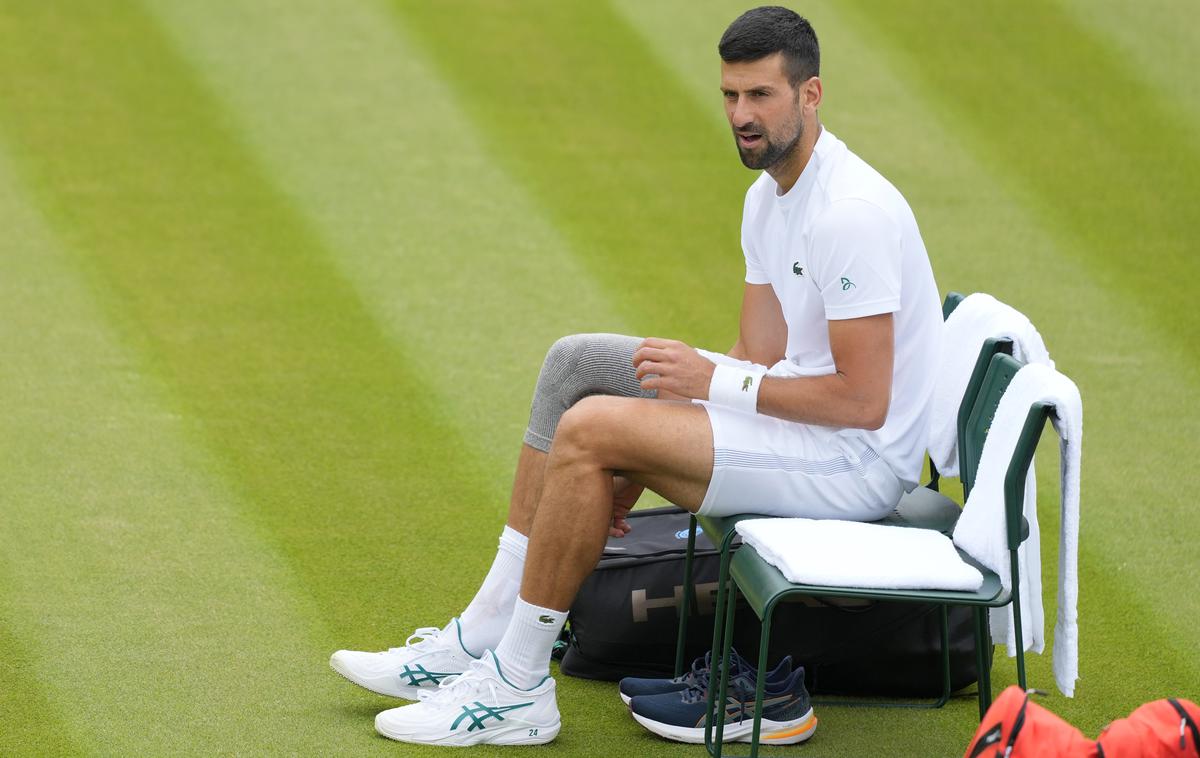 Novak Đoković | Novak Đoković je pred začetkom Wimbledona samozavesten glede poškodbe kolena. | Foto Guliverimage