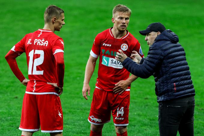 Oskar Drobne je v Stožicah popeljal Aluminij do pomembne točke v boju za obstanek. | Foto: Vid Ponikvar