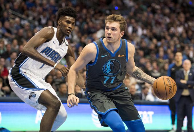 Luka Dončić bo prihodnjič na delu v noči na četrtek proti Atlanti. | Foto: Reuters