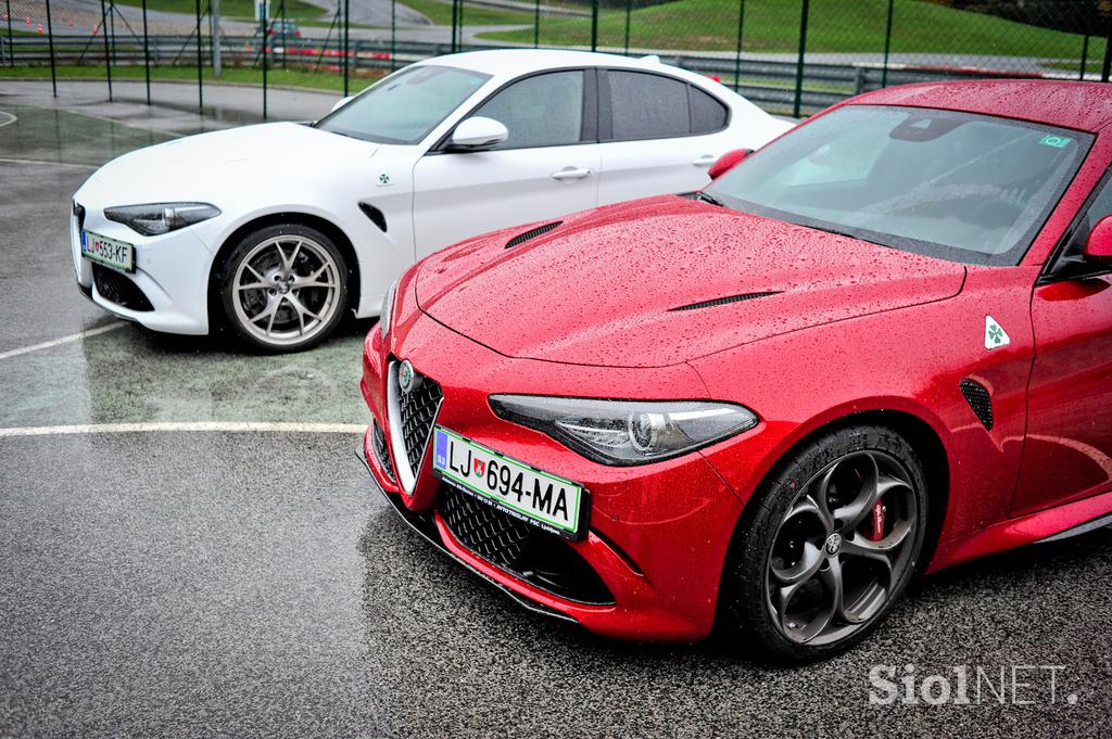 Alfa romeo giulia quadrifoglio - domača predstavitev