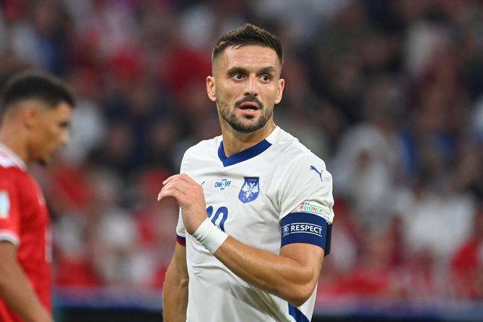 Kapetan Srbije Dušan Tadić je v primerjavi s Slovenijo Euro končal že po treh tekmah. | Foto: Guliverimage