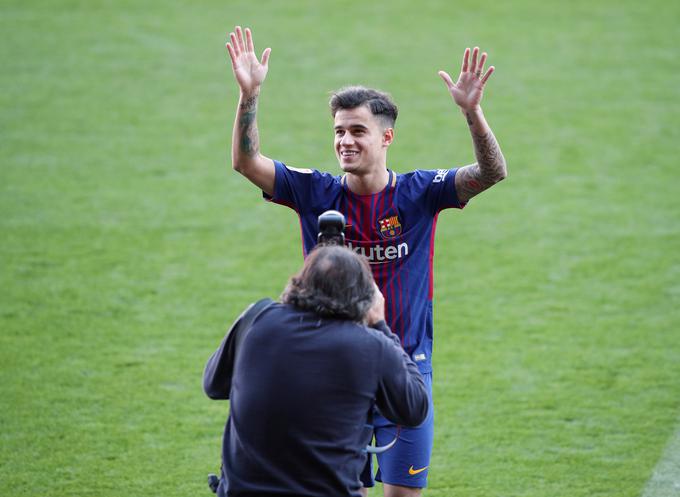 Philippe Coutinho je pred enim letom postal najdražji zimski nakup in drugi najdražji v zgodovini nogometa. | Foto: Reuters