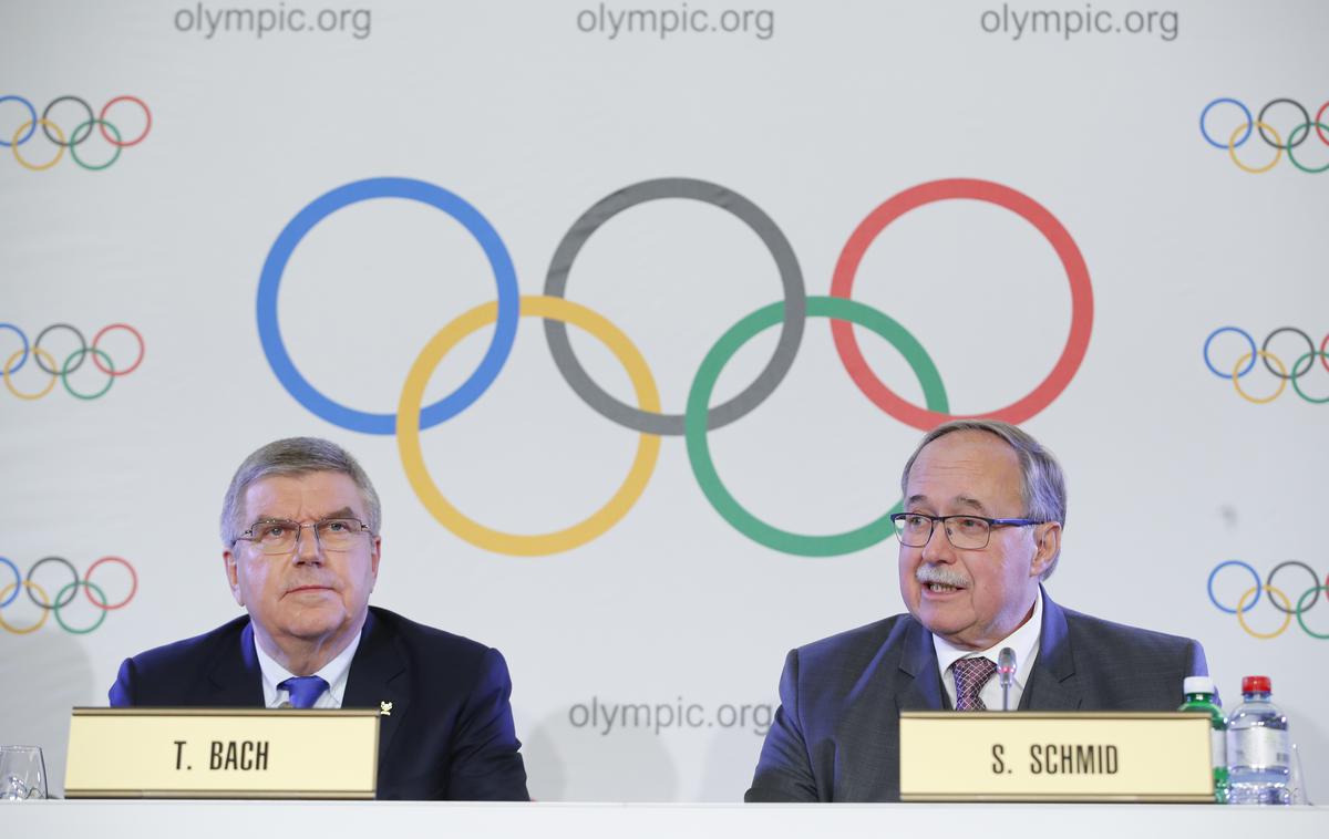 Samuel Schmid, Thomas Bach | Foto Reuters