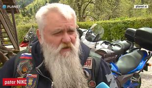 Motoristi so blagoslovili svoje jeklene konjičke (video)