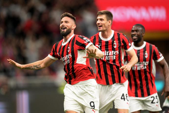 AC Milan  Olivier Giroud |  Olivier Giroud je zabil tudi na svoji zadnji tekmi za AC Milan, a so igrali neodločeno z zadnjimi na lestvici. | Foto Reuters