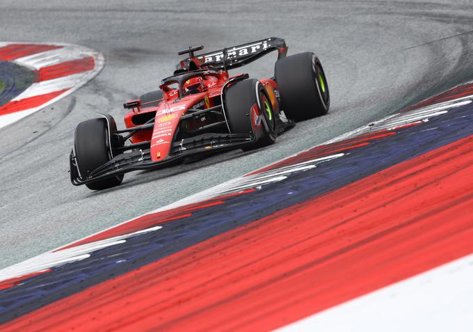 Charles Leclerc je bil drugi. | Foto: Reuters