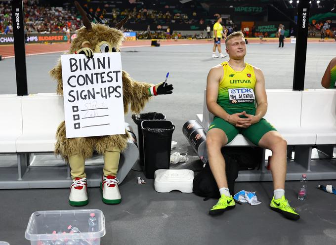 Velik konkurent je Mykolas Alekna. | Foto: Reuters