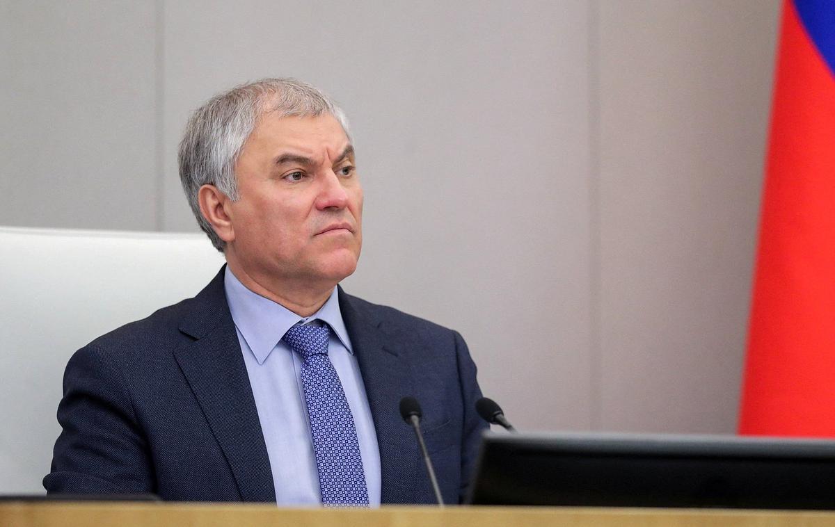 Vjačeslav Volodin | Vjačeslav Volodin je tesen zaveznik ruskega predsednika Vladimirja Putina in predsednik ruske dume. | Foto Reuters