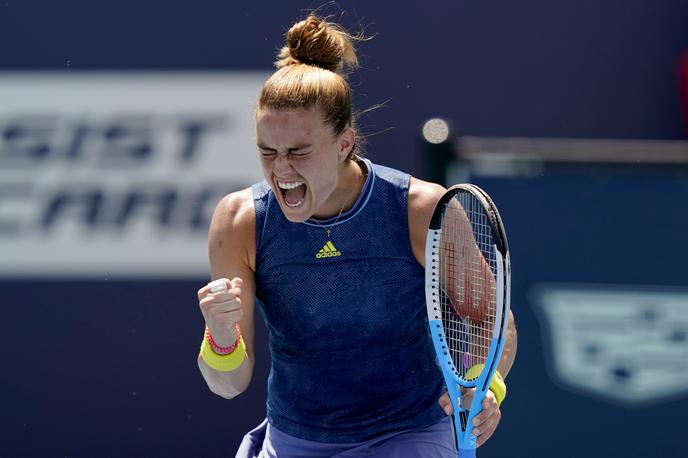 Maria Sakkari | Maria Sakkari je izločila Naomi Osako. | Foto Guliverimage