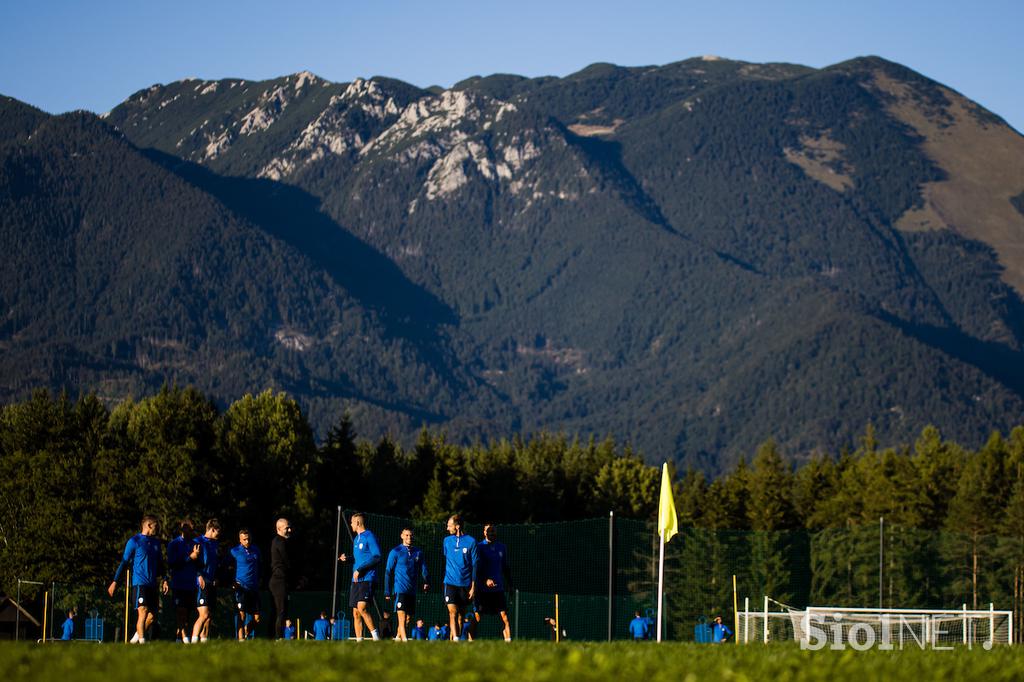 Slovenska nogometna reprezentanca trening