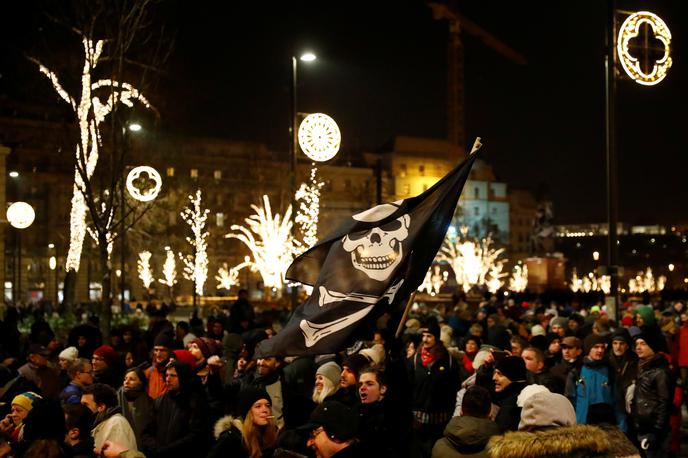 Protesti v Budimpešti | Foto Reuters