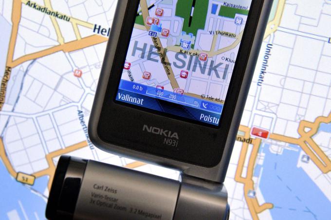 Nokia Maps oziroma v tem primeru še Ovi Maps je bil v prejšnjem desetletju tako rekoč edina smiselna izbira zemljevida za uporabnike mobilnih telefonov.  | Foto: Reuters