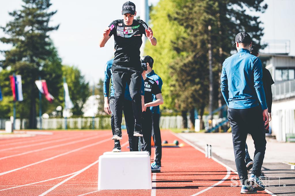 Skakalci trening Kranj priprave