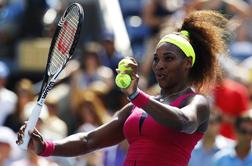 Serena Williams z ogromno prednostjo v New York