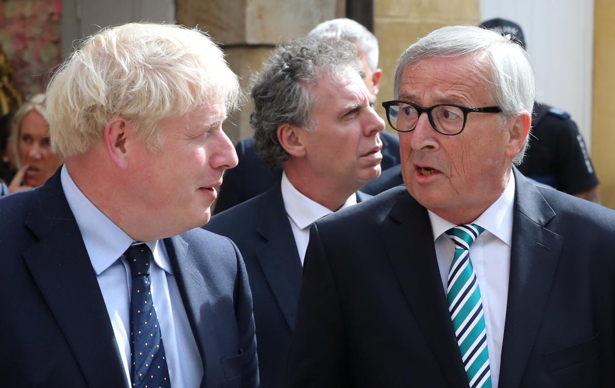 Boris Johnson in Jean-Claude Juncker | Foto Reuters