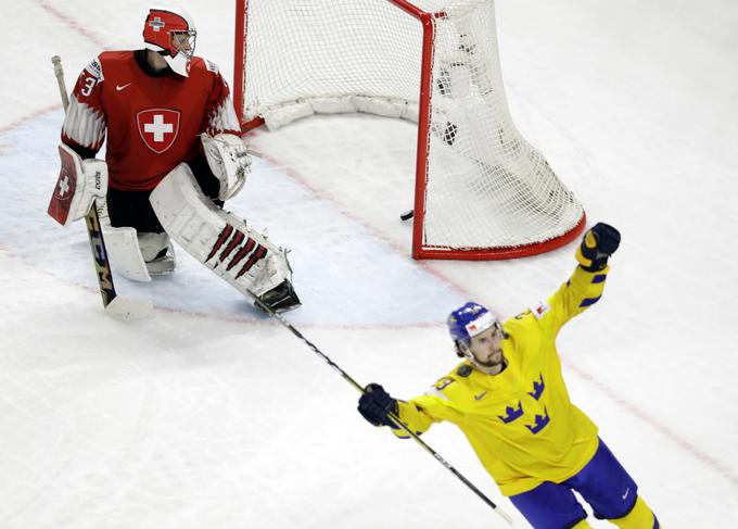 Strele zmagovitega zadetka Filip Forsberg je priznal, da je ob izvajanju kazenskega strela precej improviziral. | Foto: Reuters