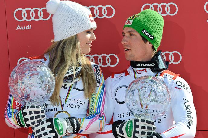 Lindsey Vonn  Marcel Hirscher | Lindsey Vonn in Marcel Hirscher pred petimi leti, ko sta sklenila tekmovalni karieri. | Foto Sportida