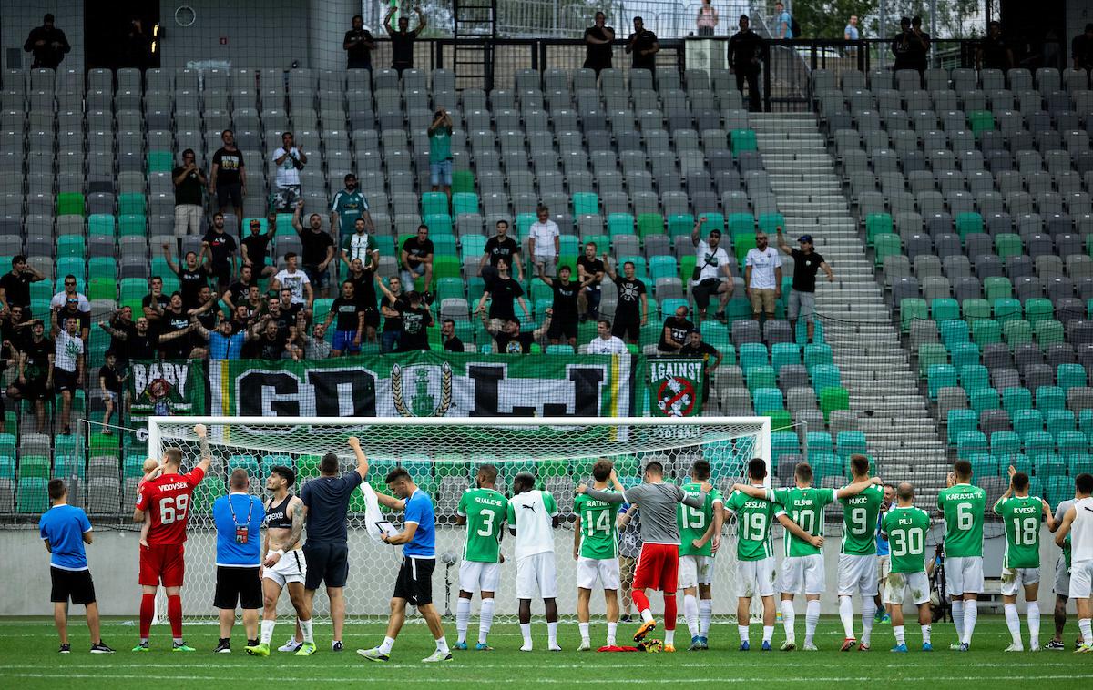 Olimpija Bravo | Olimpija je nastopila prvič po nesrečnem izpadu iz Evrope proti Sepsiju in ohranila stoodstotni izkupiček v 1. SNL. | Foto Vid Ponikvar