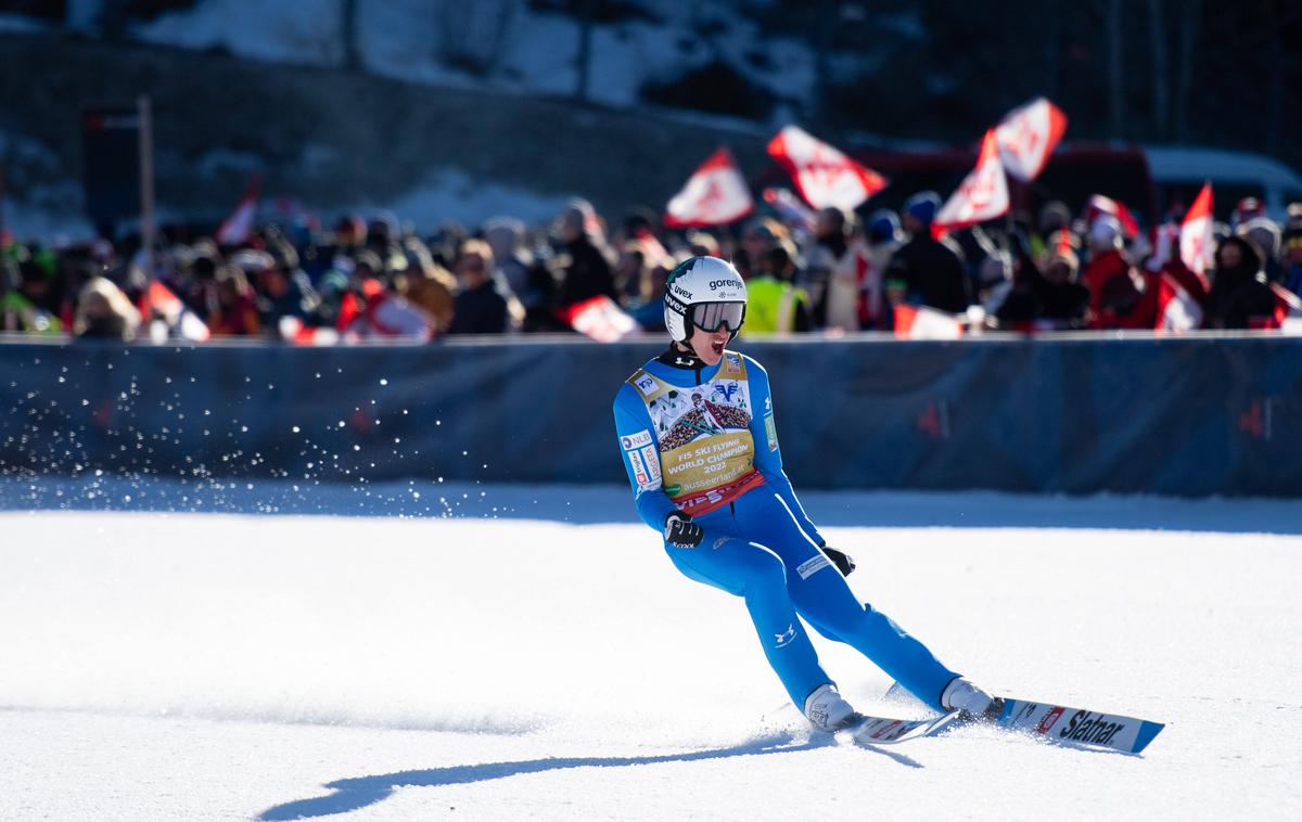 Peter Prevc, Kulm | Peter Prevc se je na Kulmu veselil že pete medalje na svetovnih prvenstvih v poletih. | Foto Guliverimage