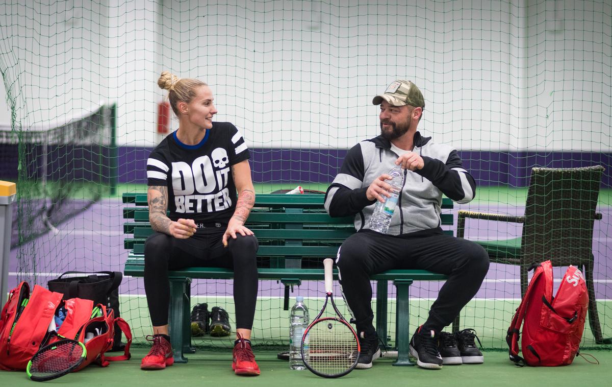 Polona Hercog, Željko Krajan | Foto Matjaž Vertuš