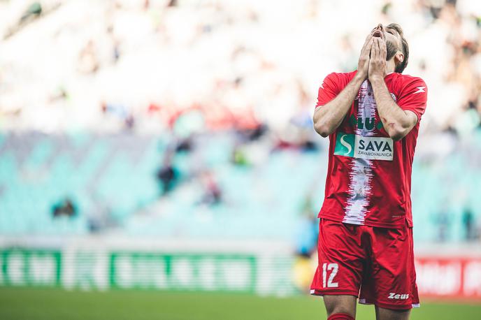 Pokal Slovenije, polfinale: Olimpija - Aluminij | Aluminiju v pokalnem tekmovanju ni uspelo presenetiti Olimpije. | Foto Grega Valančič/Sportida