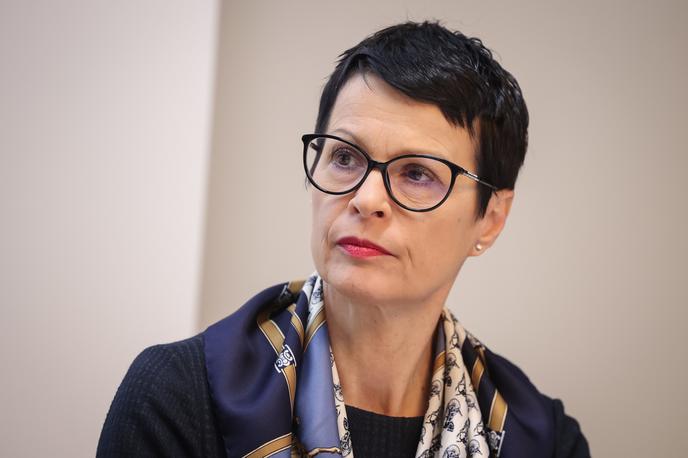 Marta Kos | Predstavnica politične stranke Gibanje Svoboda Marta Kos je na včerajšnjem volilnem soočenju na Televiziji Slovenija zahtevala odstop generalnega direktorja RTV Slovenija Andreja Graha Whatmougha. | Foto STA