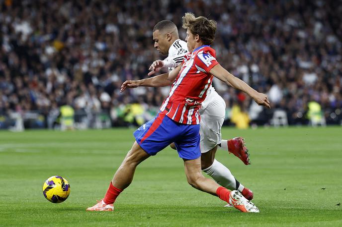 Kylian Mbappe Real Madrid Atletico Madrid | Atletico je v soboto remiziral z Realom. | Foto Reuters