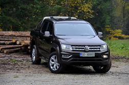 Volkswagen amarok na naše ceste pripeljal s potiskom V6-stroja #video