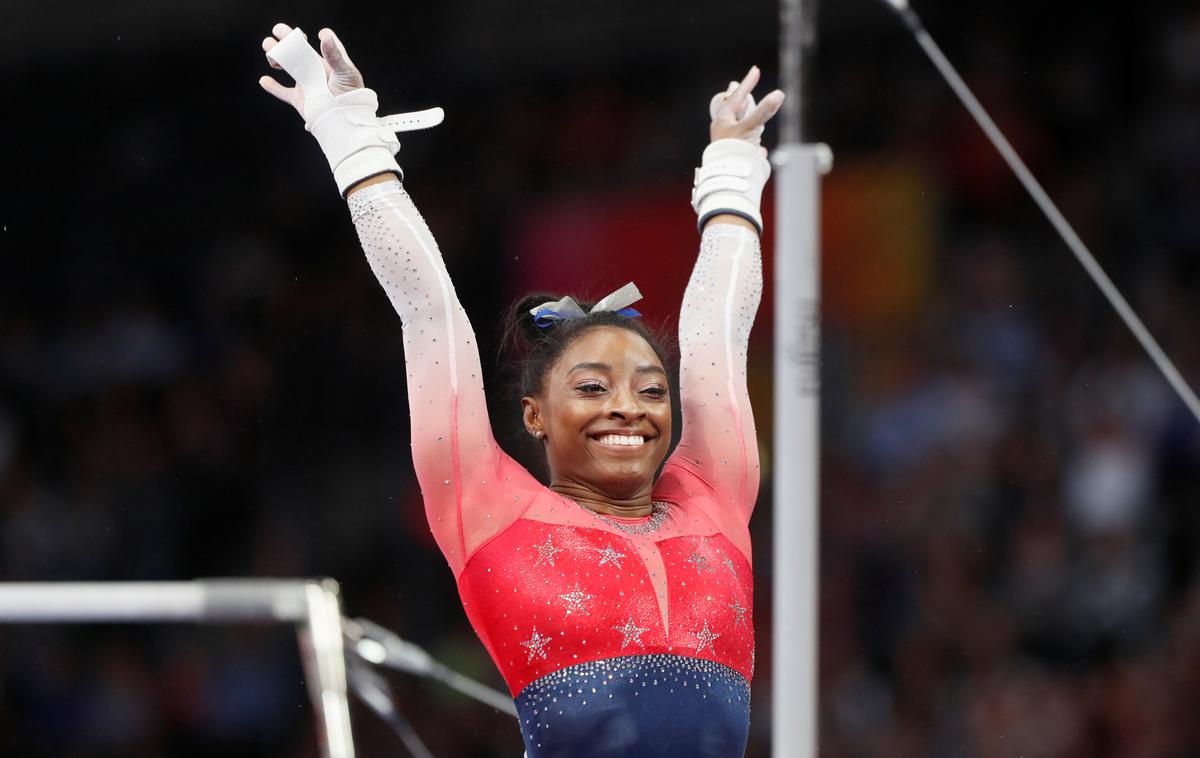 Simone Biles | Simone Biles je prišla že do 21. kolajne na svetovnih prvenstvih. | Foto Reuters