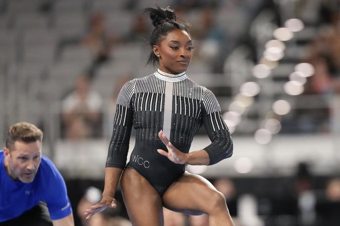 Simone Biles | Simone Biles je izstopala predvsem na preskoku in parterju. | Foto Guliverimage