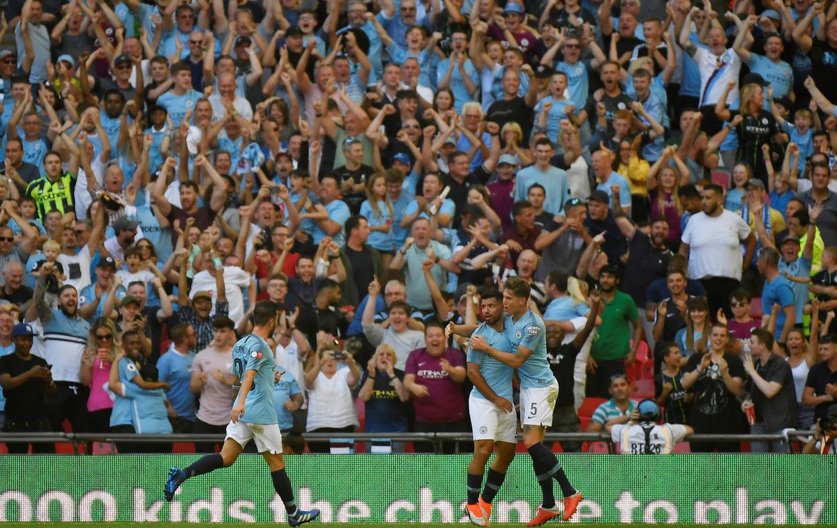 Manchester City Chelsea superpokal | Manchester City je prišel do pete zmage v angleškem superpokalu. | Foto Reuters