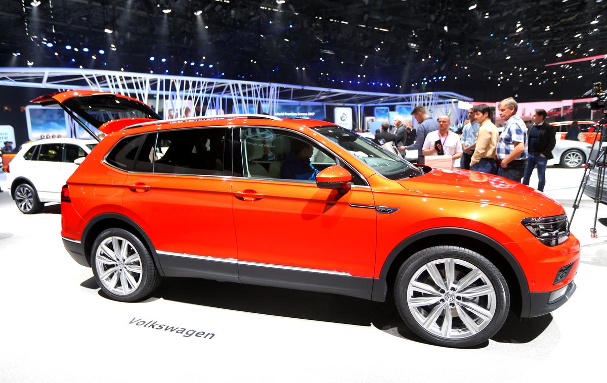 Volkswagen tiguan allspace Ženeva | Foto Gregor Pavšič