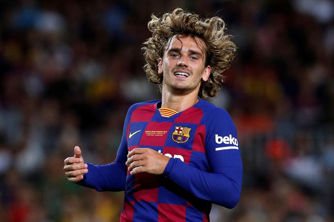 Antoine Griezmann se je v napadu Barcelone pridružil Lionelu Messiju in Luisu Suarezu.
 | Foto: Reuters