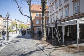 Odprtje gostinskih teras v Ljubljani