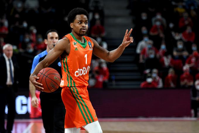 Yogi Ferrell je bil s 24 točkami najbolj razpoložen.  | Foto: Cedevita Olimpija/Tine Ružič