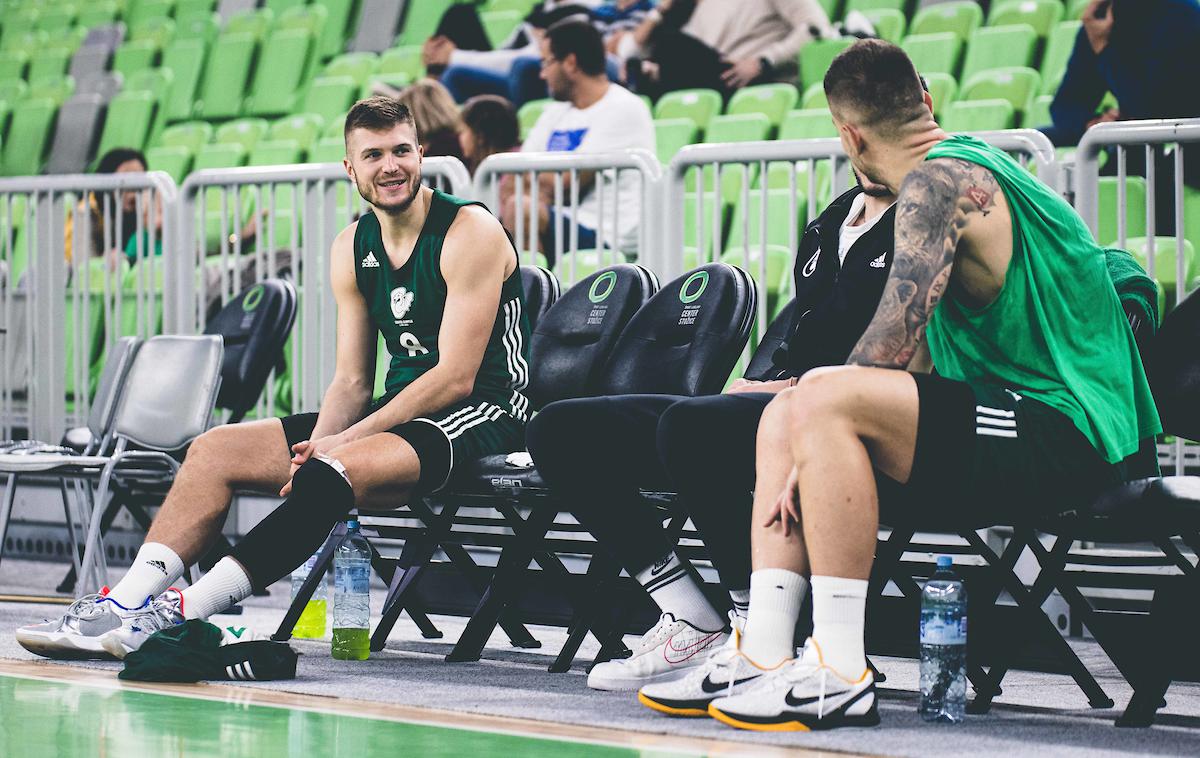 Cedevita Olimpija trening Edo Murić | Edo Murić je imel poleti velike dvome. | Foto Grega Valančič/Sportida