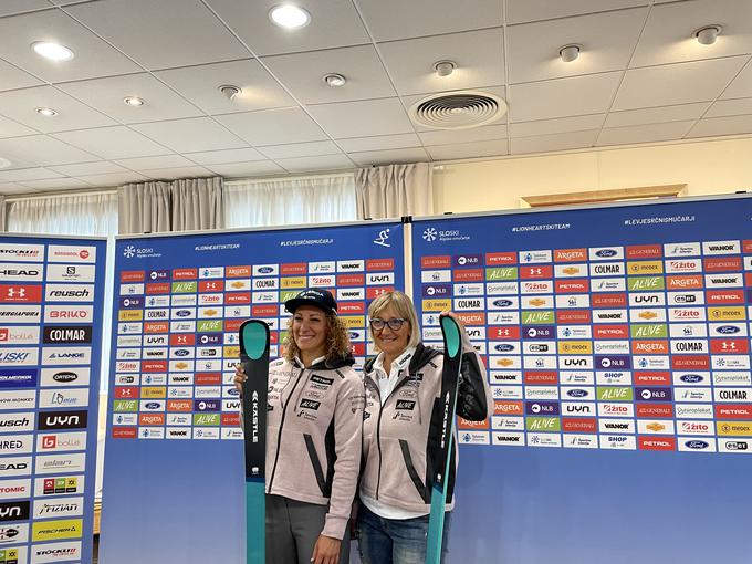 Ilka Štuhec in Darjo Črnko | Foto: Sportal