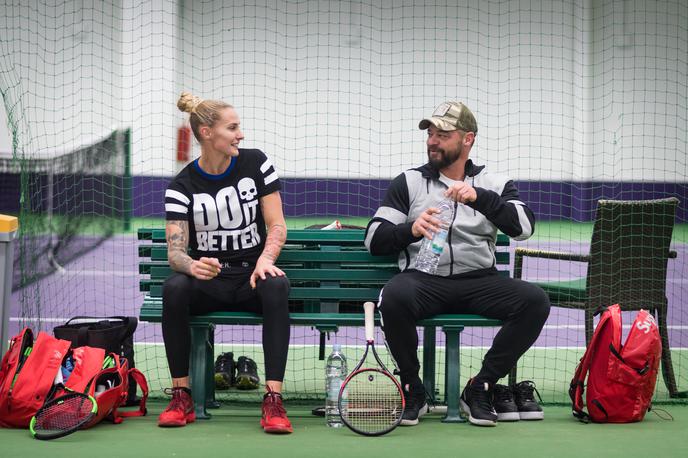 Polona Hercog, Željko Krajan | Foto Matjaž Vertuš