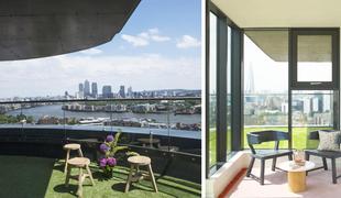 Londonski penthouse z umetno travo (foto)