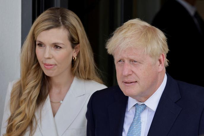 Carrie Symonds in Boris Johnson | Foto Reuters