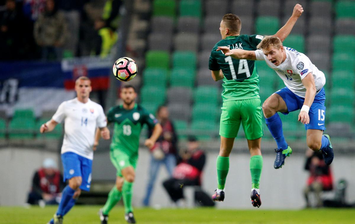 Slovenija Slovaška nogomet | Foto Reuters