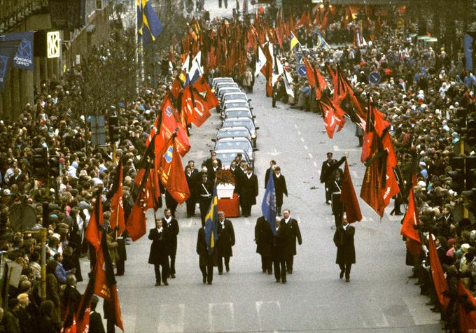 Pogreb Olofa Palmeja | Foto: Reuters