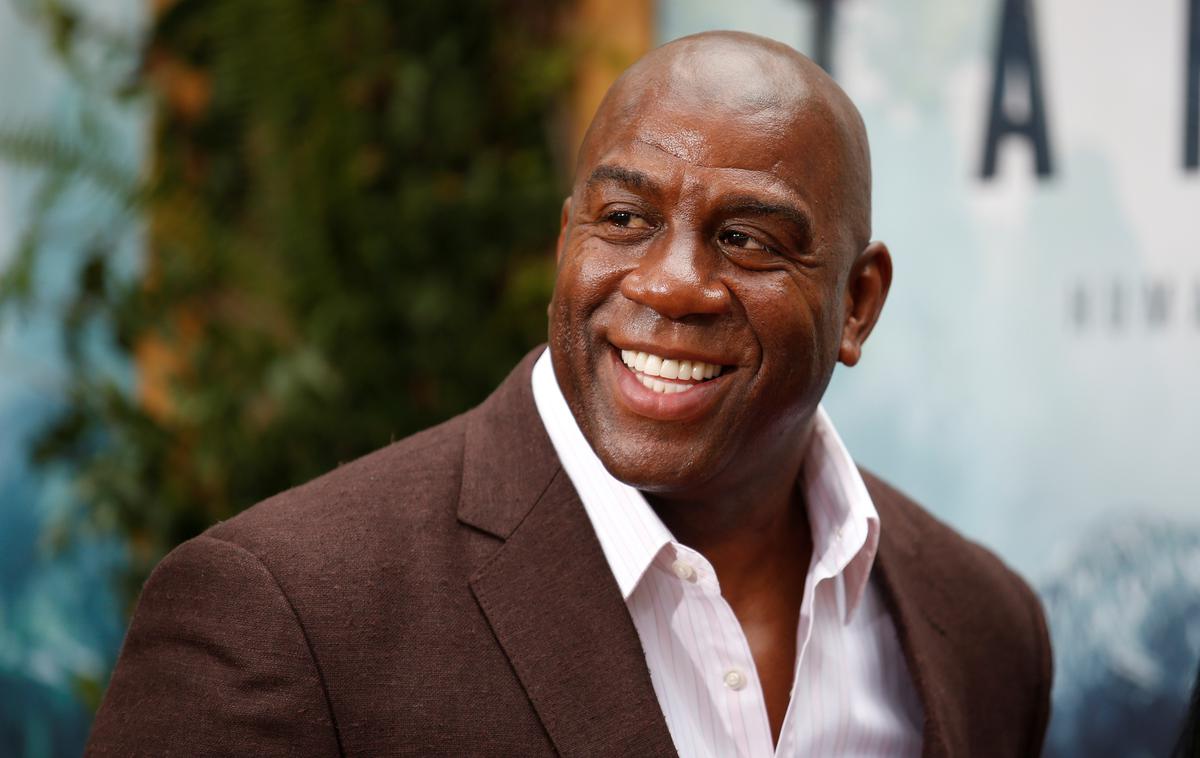 Magic Johnson | "Mislim, da je potrebna le ena tekma, da se igralci prilagodijo na igranje v dvorani brez ljudi na tribunah," meni Magic Johnson. | Foto Reuters