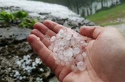 Še bolj kot toča nas lahko skrbijo šesturni hudi nalivi