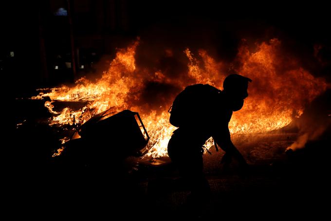 Protesti so predvideni vsaj do petka, ko naj bi v Barceloni potekal množični shod. | Foto: Reuters