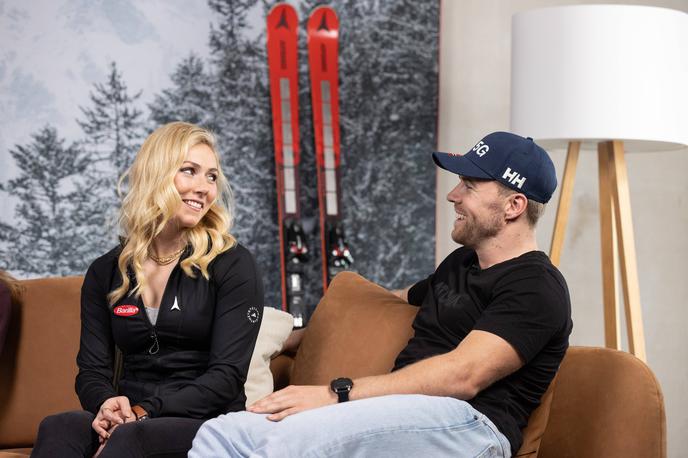 Mikaela Shiffrin Aleksander Aamodt Kilde | Najbolj zvezdniški smučarski par Mikaela Shiffrin in Aleksander Aamodt Kilde. | Foto Guliverimage