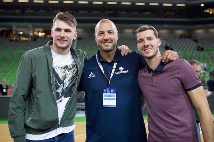 Luka Dončić, Marko Milič, Goran Dragić | Foto Urban Urbanc/Sportida